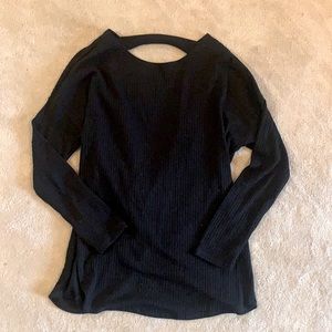 Black sweater top